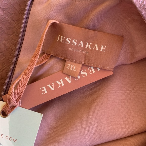 JessaKae Charming Ruffled Dress in Mauve - Picture 10 of 12